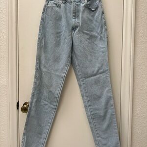 Vintage Jordache Light Wash High Waisted 90s Mom Jeans